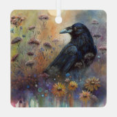 Handgemalt mit Wildblumen Ornament Aus Metall (Rückseite)