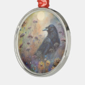 Handgemalt mit Wildblumen Ornament Aus Metall (Links)