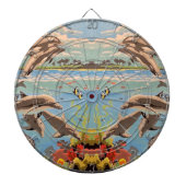 Handgemalt nach Anzahl | Geliebte Delphine | Dartscheibe (vorne)