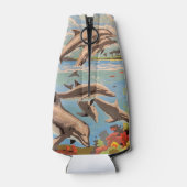 Handgemalt nach Anzahl | Geliebte Delphine | Flaschenkühler (Rückseite)