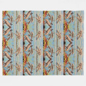 Handgemalt nach Anzahl | Geliebte Delphine | Fleecedecke (Vorderseite (Horizontal))