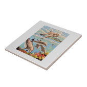 Handgemalt nach Anzahl | Geliebte Delphine | Fliese (Seite)