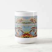 Handgemalt nach Anzahl | Geliebte Delphine | Kaffeetasse (Mittel)