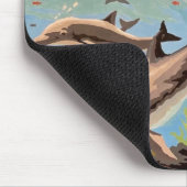 Handgemalt nach Anzahl | Geliebte Delphine | Mousepad (Ecke)