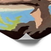 Handgemalt nach Anzahl | Geliebte Delphine | Poster (Ecke)