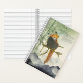 Handgemalt Niedlich gefährdeter Roter Panda Notizblock (Innen)