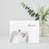 Handgemalt niedliches Ostersonnengebälk Feiertagspostkarte (Stehend Vorderseite)