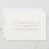 Handgemalt Red Berries Weihnachtsfeiertag Foto Einladung (Rückseite)