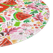 Handgemalt Sommerfruchtmuster Schneidebrett (Ecke)