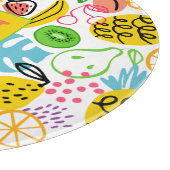 Handgemalt Sommerfruchtmuster Schneidebrett (Ecke)