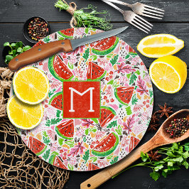 Handgemalt Sommerfruchtmuster Schneidebrett