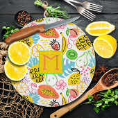 Handgemalt Sommerfruchtmuster Schneidebrett