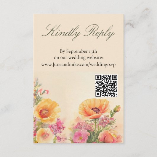 Handgemalt Thema Begleitkarte (Vorderseite)