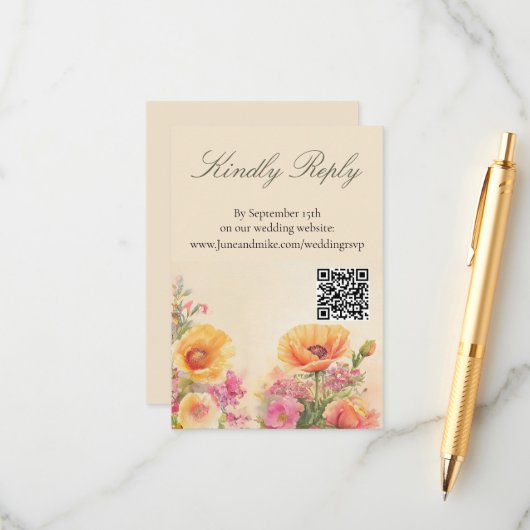 Handgemalt Thema Begleitkarte (Vorderseite/Rückseite Beispiel)