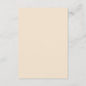 Handgemalt Thema Begleitkarte (Rückseite)