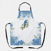 Handgemalt Ultramarine Lorikeet Schürze (Vorderseite)