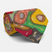 Handgemalt von mir Eindruck auf den Gegenstand Kun Krawatte (Gerollt)