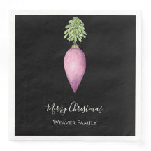 Handgemalt Wasserfarbe Rosa Weihnachtsbaum