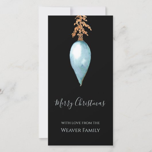 Handgemalt Wasserfarbe Weihnachtsfest (Vorderseite)