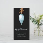 Handgemalt Wasserfarbe Weihnachtsfest (Stehend Vorderseite)