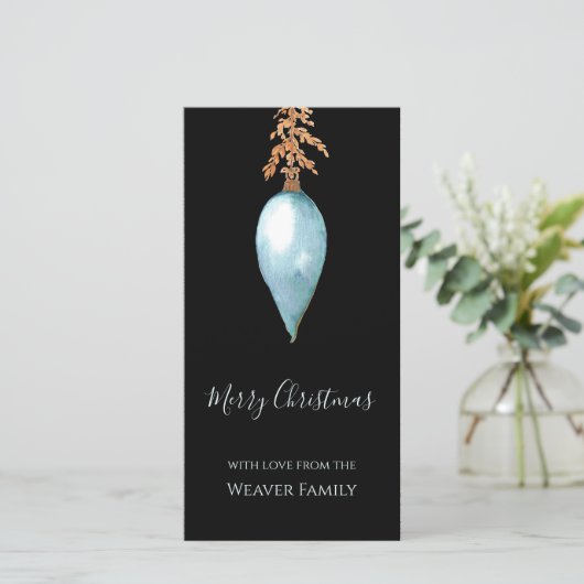 Handgemalt Wasserfarbe Weihnachtsfest (Stehend Vorderseite)