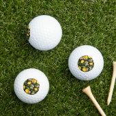 Handgemalt Wasserfarben-Muster Golfball (Insitu Gras)