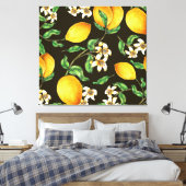 Handgemalt Wasserfarben-Muster Leinwanddruck (Insitu (Schlafzimmer))