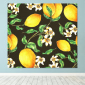 Handgemalt Wasserfarben-Muster Leinwanddruck (Insitu (Holzboden))
