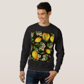 Handgemalt Wasserfarben-Muster Sweatshirt (Vorne ganz)