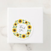 Handgemalt Wasserfarben Sonnenblumenkranz Geschenkanhänger (Beispiel)