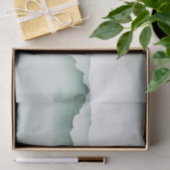 Handgemalt Wasserfarbengebirge Landschaft Seidenpapier (Geschenk)