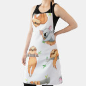 Handgemalt Wasserfarbmuster tropische niedliche An Schürze (InSitu)