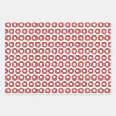 Handgemalt Winterberry Kranz Weihnachten Geschenkpapier Set (Vorderseite)