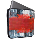 handgemalte abstrakte Hintergrundkunst, abstrakt,  Laptopschutzhülle (Vorne Rechts)