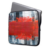 handgemalte abstrakte Hintergrundkunst, abstrakt,  Laptopschutzhülle (Vorderseite Links)