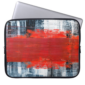 handgemalte abstrakte Hintergrundkunst, abstrakt,  Laptopschutzhülle