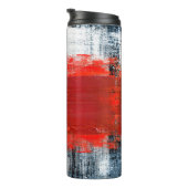 handgemalte abstrakte Hintergrundkunst, abstrakt, Thermosbecher (Nach rechts gedreht)
