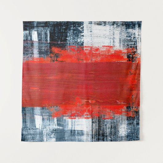 handgemalte abstrakte Hintergrundkunst, abstrakt, Wandteppich (Vorderseite)