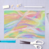 Handgemalte Abstrakte Malgeschenke Seidenpapier (Handwerk)