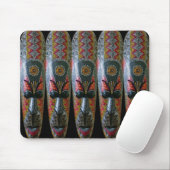 Handgemalte afrikanische Stammes- Maske Mousepad (Mit Mouse)
