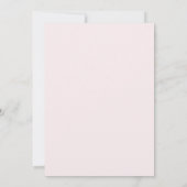Handgemalte aqua-mint-blättrige Hochzeit Einladung (Rückseite)