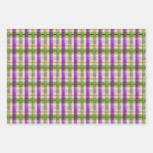 Handgemalte Aquarellblumen gemustert Geschenkpapier Set (Vorderseite 3)