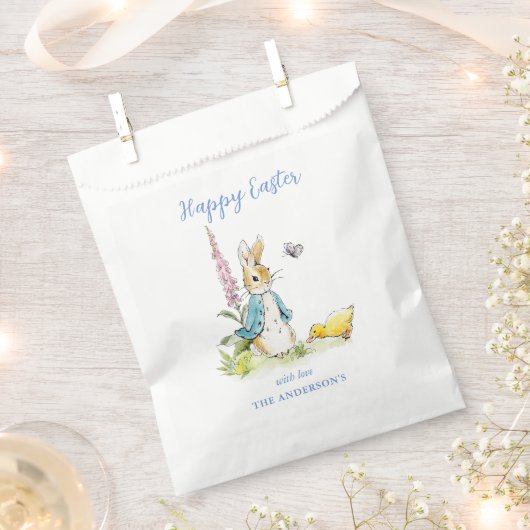 Handgemalte Aquarellfarbe Peter Rabbit Oster Geschenktütchen (Ausgeschnitten)