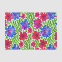 Handgemalte Aquarellfarben Blume farbenfroh rosa b