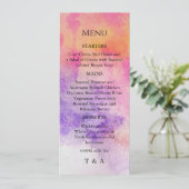 Handgemalte Aquarellkarte Einladung (Stehend Vorderseite)