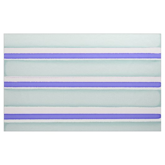 Handgemalte Aquarelltöne in Blau Stoff (Yard (91,4 cm))