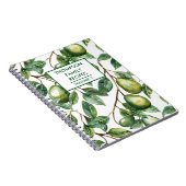 Handgemalte Avocado-Baum Personalisiert Rezept Notizblock (Rechte Seite)