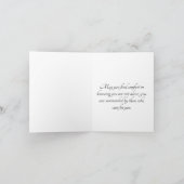 Handgemalte Beileid-Karte Karte (Innenseite)