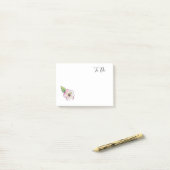 Handgemalte Blume Design "To Do" Sticky Notes Post-it Klebezettel (Auf Schreibtisch)
