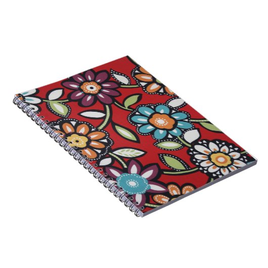 handgemalte Blume Notizblock (Rechte Seite)